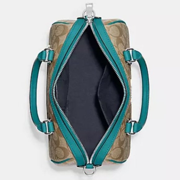 Coach - Rowan Satchel In Signature Canvas (NWT) - Picture 4 of 5
